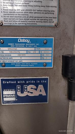 Used Doboy Stratus wrapper