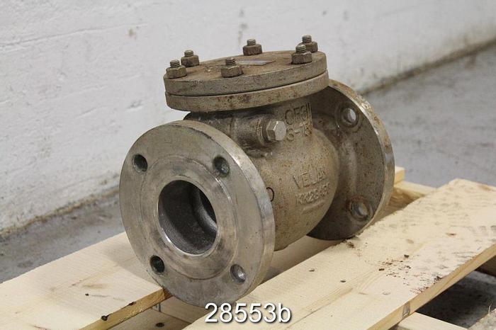Used Velan 3" Swing Check Valve, CF8 #28553