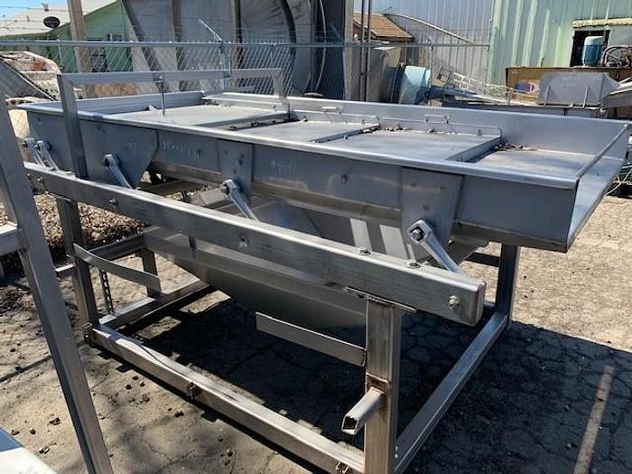 Used Commercial De Watering Shaker 54'' wide x 10' long