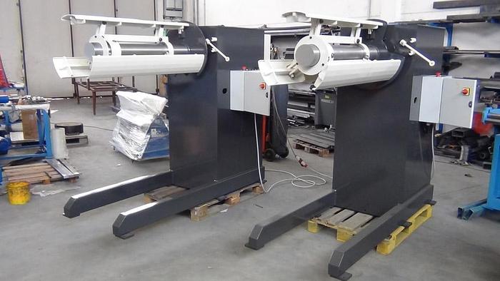 New F&P   3ton & 5ton Powered Decoilers  #3194