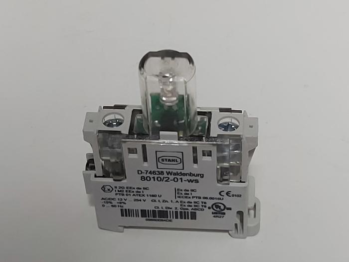 Ex Leuchtmelder, weiß, 8010/2-02-ws, R. Stahl neuwertig