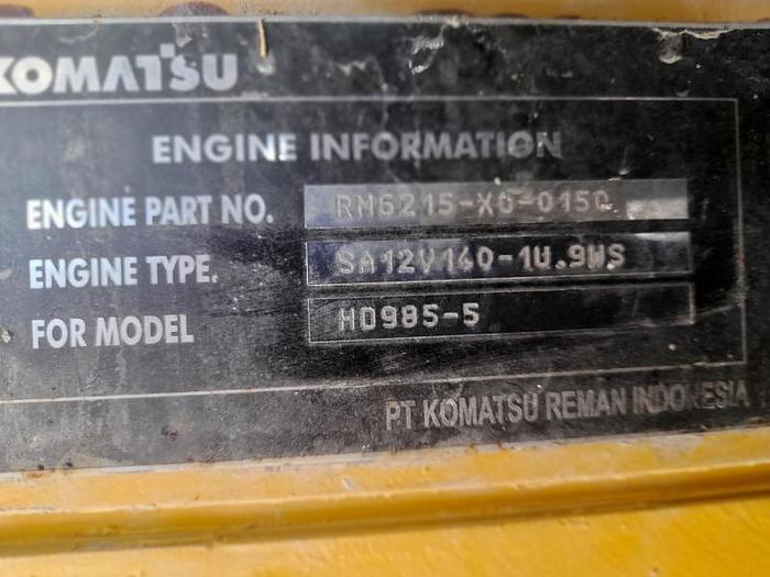 Used Engine -2019 Komatsu SA12V140 - WA800 - HD785 - HD985 - D475