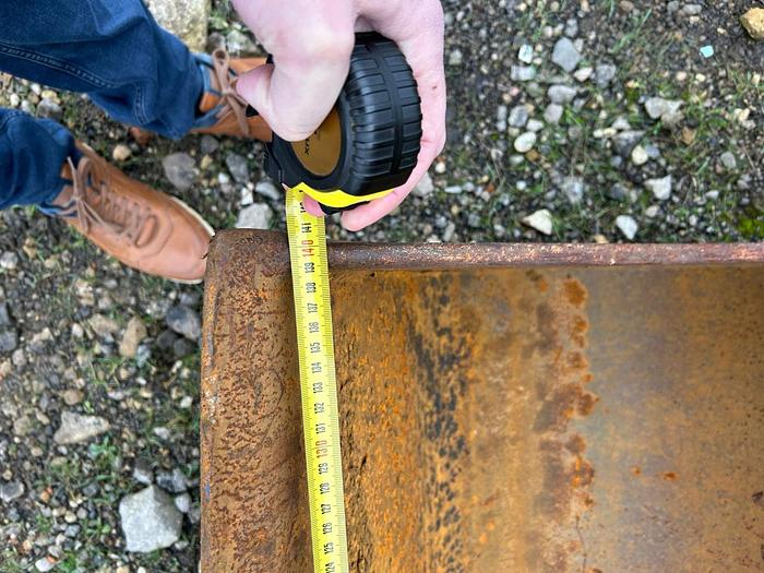 D'occasion Godet de curage Attache Verachtert CW10 Largeur 140cm sur CAT309 pour pelle de 9t