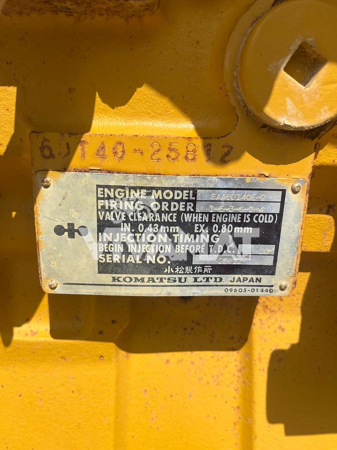 Used 2002 Komatsu SAA6D140E-2 Komatsu engine HD325