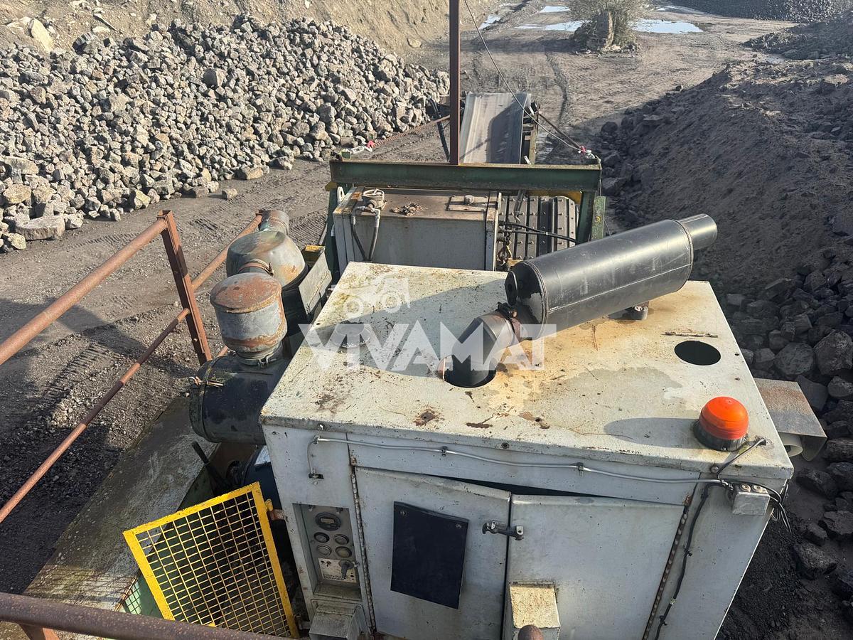 D'occasion JAW CRUSHER Brown Lenox Kue-Ken 114 SL9,44 tons on wheels, CE, year 1995, still running, POR