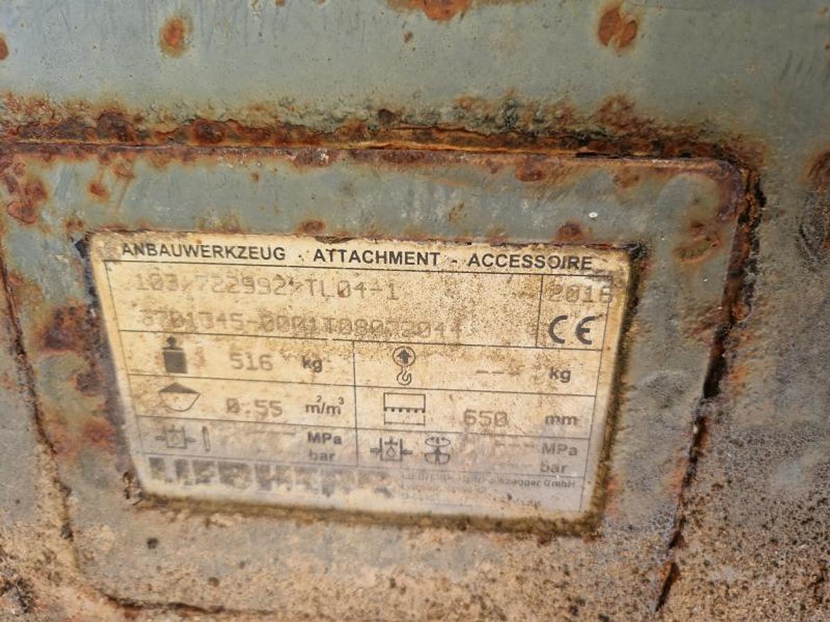 D'occasion Godet de terrassement de largeur 65cm Liebherr SW48