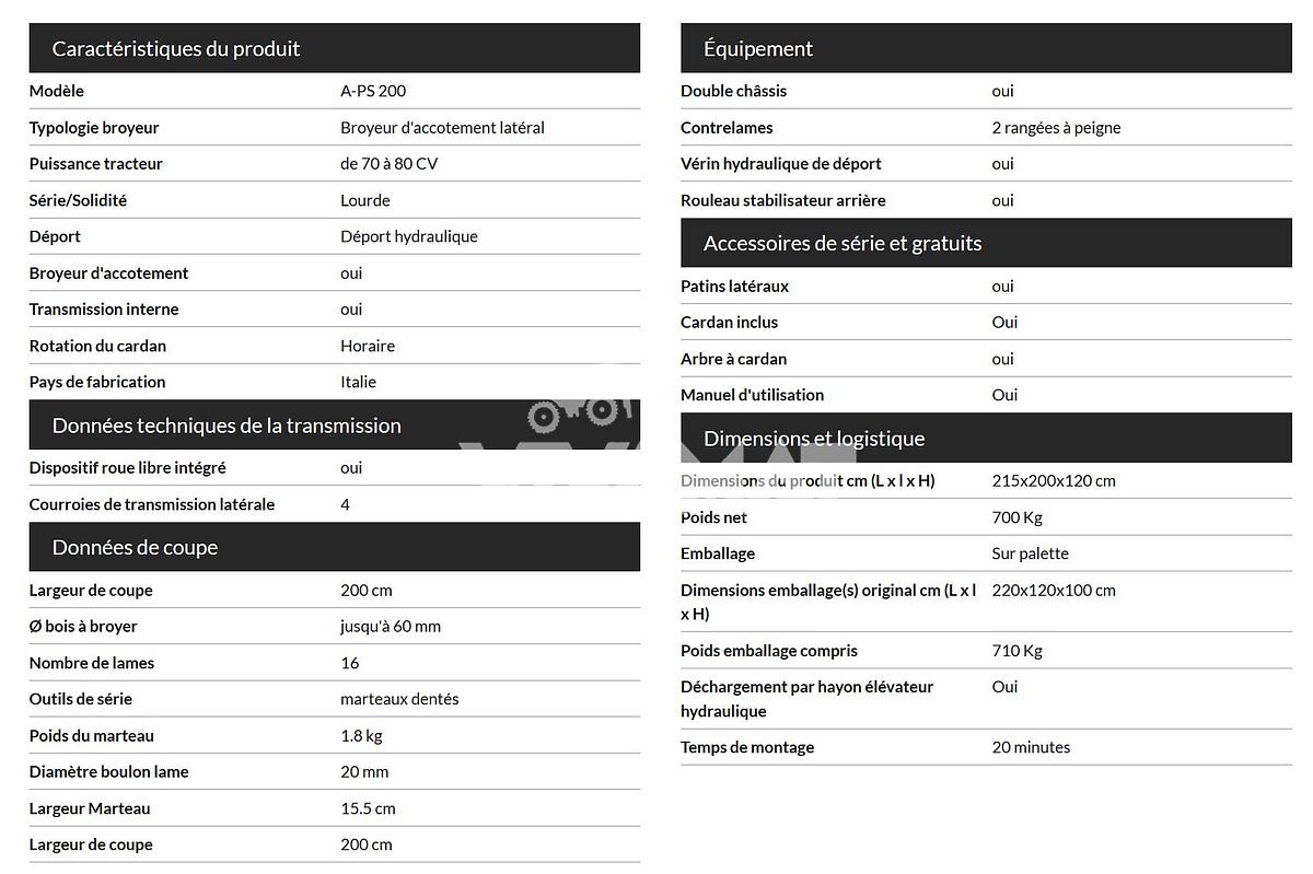 D'occasion SIMANTECH Agrieuro A-PS200