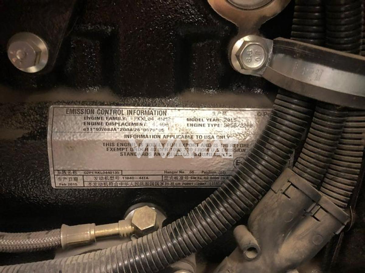 Used Engine PERKINS IOPU 74,5 KW 100 CV 2200 RPM 2014
