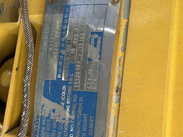 Used Engine -2019 Komatsu SA12V140 - WA800 - HD785 - HD985 - D475
