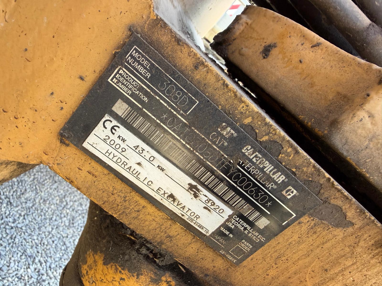 Used 2009 Caterpillar 308D