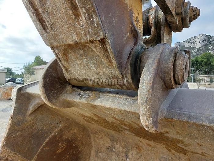 D'occasion Godet LIEBHERR R954C de largeur 158cm Attache SW77 pour pelle Liebherr R954