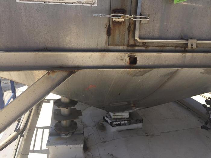 Used Bin, 400 CF, S/st, 7' X 7' x 9', S/st, Surge Bin (2) #S741113