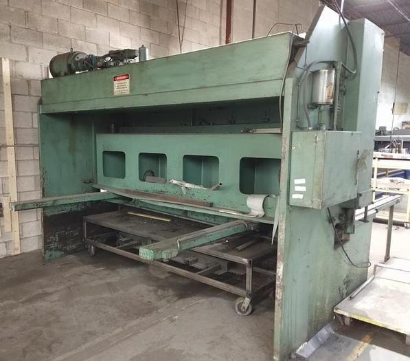 Used 10 GA. X 10', ALLSTEEL 10G-10', HYDRAULIC SHEAR