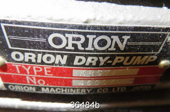 Unused Orion KRS7A Dry Pump #36484