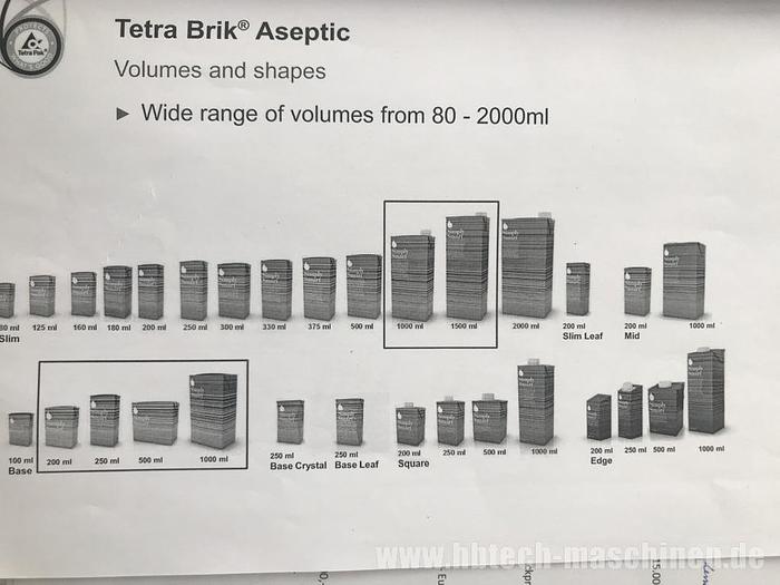 Gebraucht Tetra Pak TBA 8 1000 ml Slim