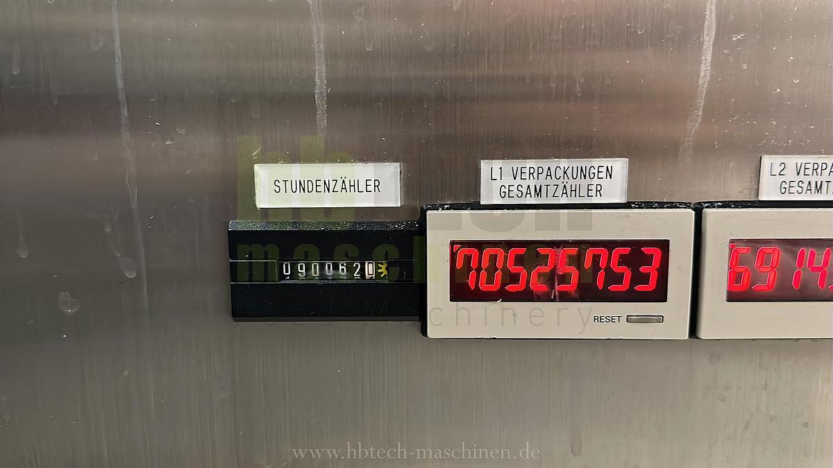 Used Elopak Trocken-Aseptik-Abfüllanlage für Giebelverpackungen mit einem Volumen von 1.000 ml/750ml/500ml
