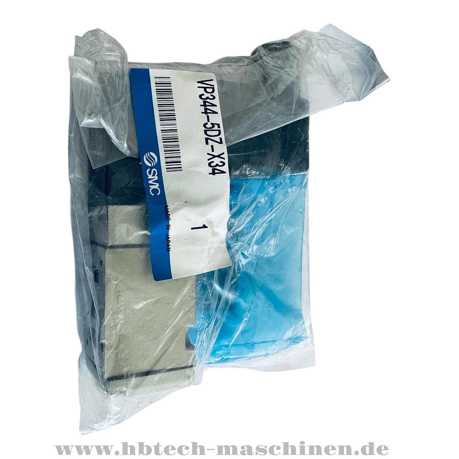 SMC Magnetventil VP344-5DZ-X34 24V DC Pneumatik