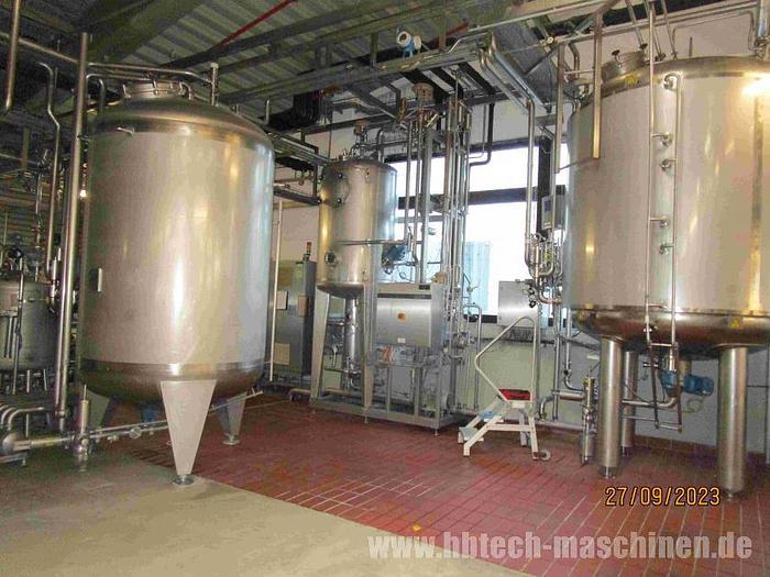 Gebraucht Platten-Fruchtsaft-Prozeßtechnik für 2 Elopak Abfüllmaschinen Fruchtsaft- und Wasser