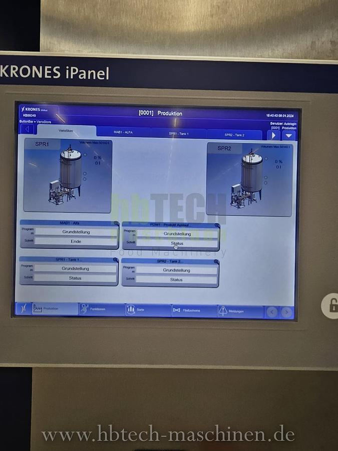 Used Komplette Krones Dosenabfüllanlage / 60.000 Fl/h