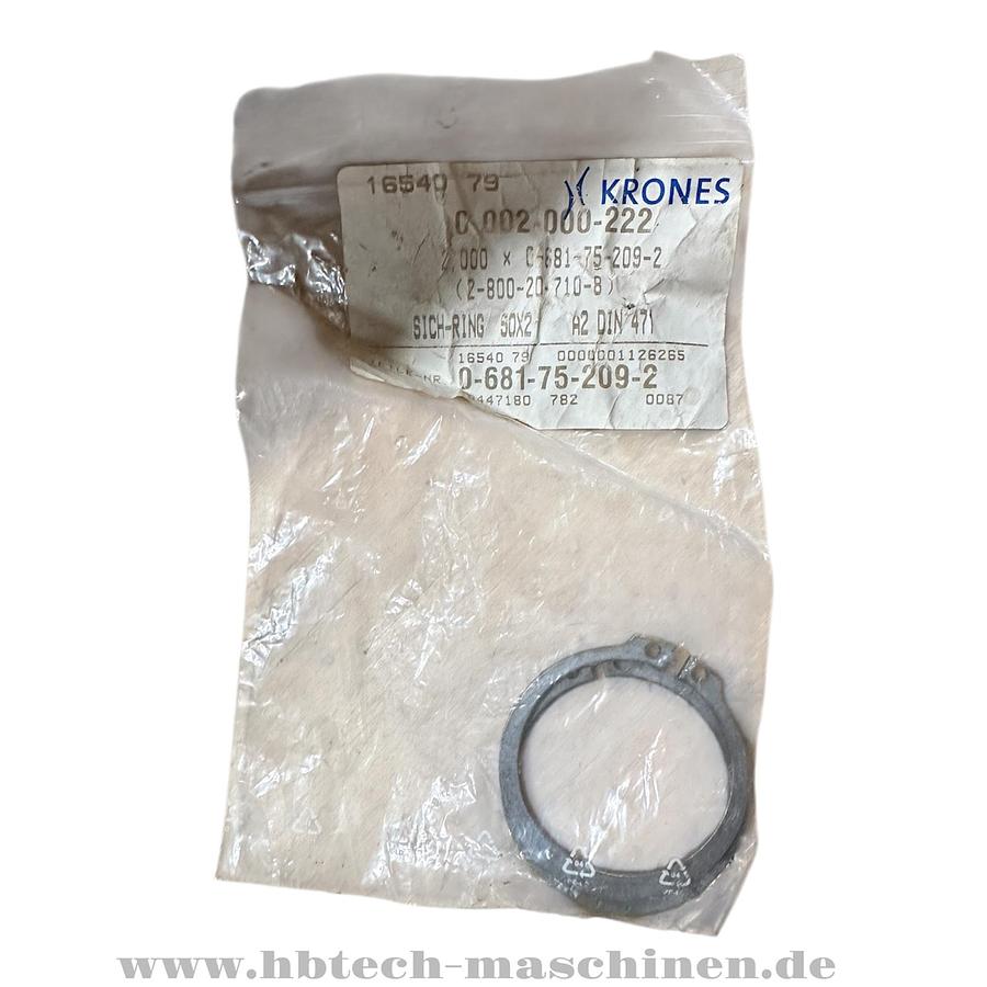 Tear-off ring 50x2 A2 DIN471