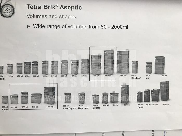 Gebraucht Tetra Pak TBA 21 1000 ml Base