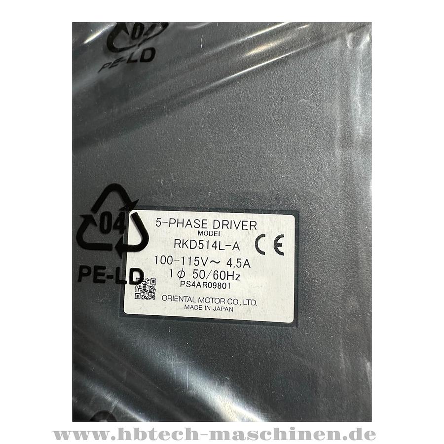 VEXTA Oriental Motor RKD514L-A Servo Driver & PK564AW Step Motor Set 100/115 VAC