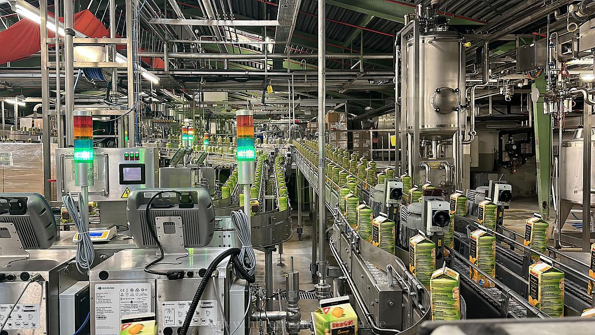 Used Elopak Trocken-Aseptik-Abfüllanlage für Giebelverpackungen mit einem Volumen von 1.000 ml/750ml/500ml