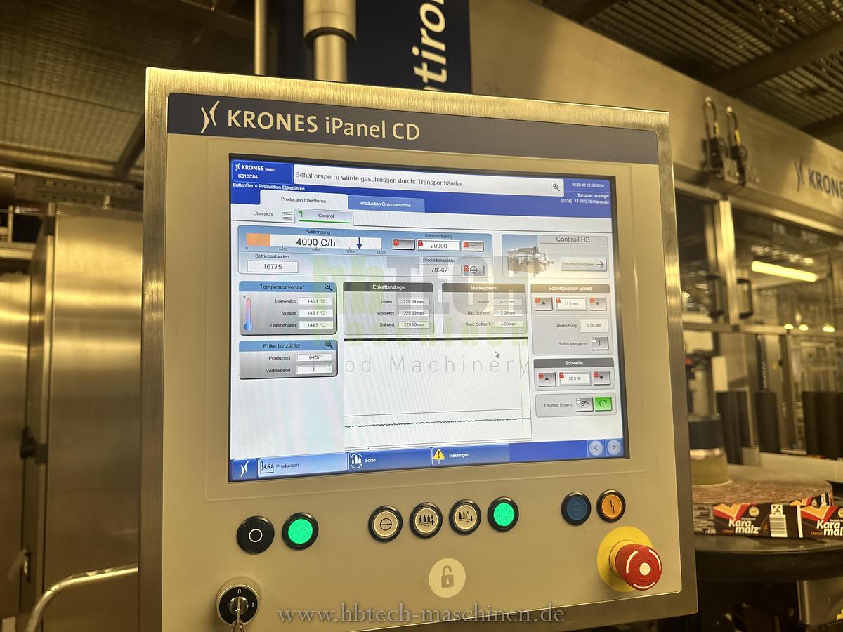 Used Komplette Krones Aseptische PET-Abfüllanlage für stille und kohlensäurehaltige Produkte / 25.000l/h