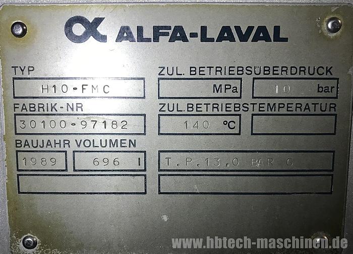 Used Alfa Laval KZE Pasteur 10.000 l/saat