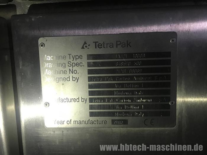 Gebraucht Tetra Pak TBA 21 1000 ml Base