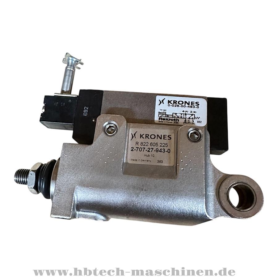 Krones 0-026-00-493-0 Solenoid Valve / 2-707-27-943-0 Cylinder valve unit