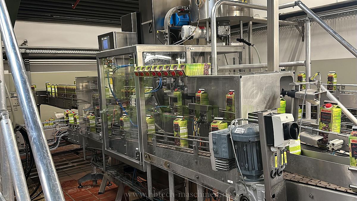 Used Elopak Trocken-Aseptik-Abfüllanlage für Giebelverpackungen mit einem Volumen von 1.000 ml/750ml/500ml