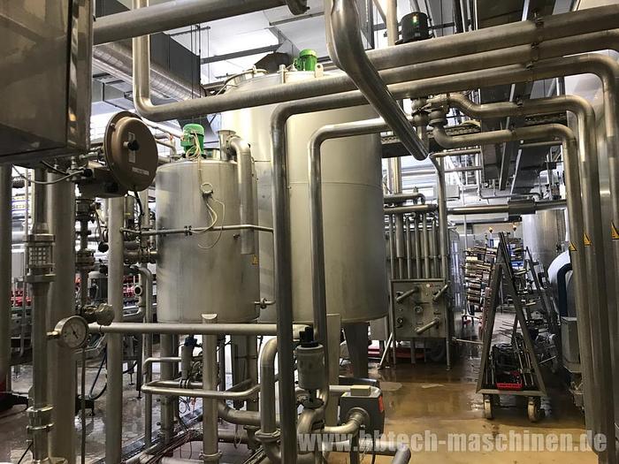 Gebraucht KHS Glasflaschenlinie für stille und kohlensäurehaltige Produkte