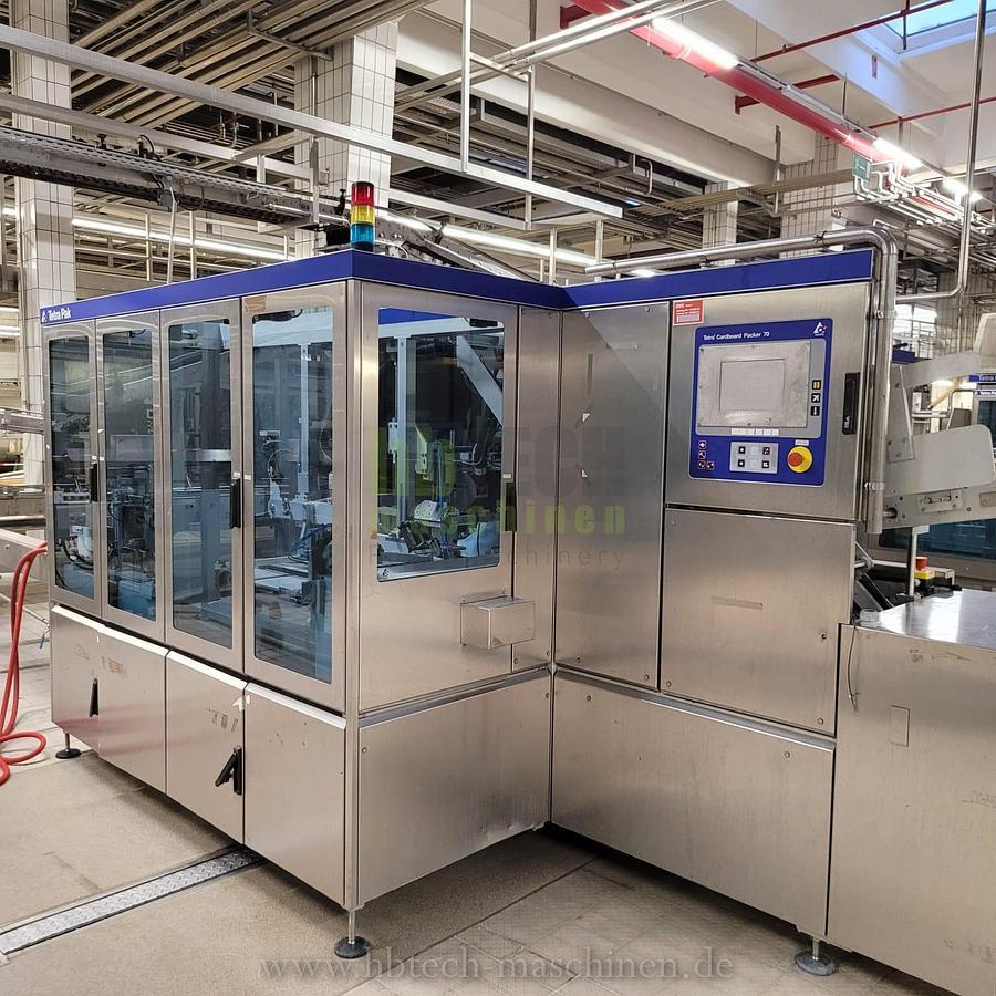 Used Tetra Pak Cardboard Packer 70