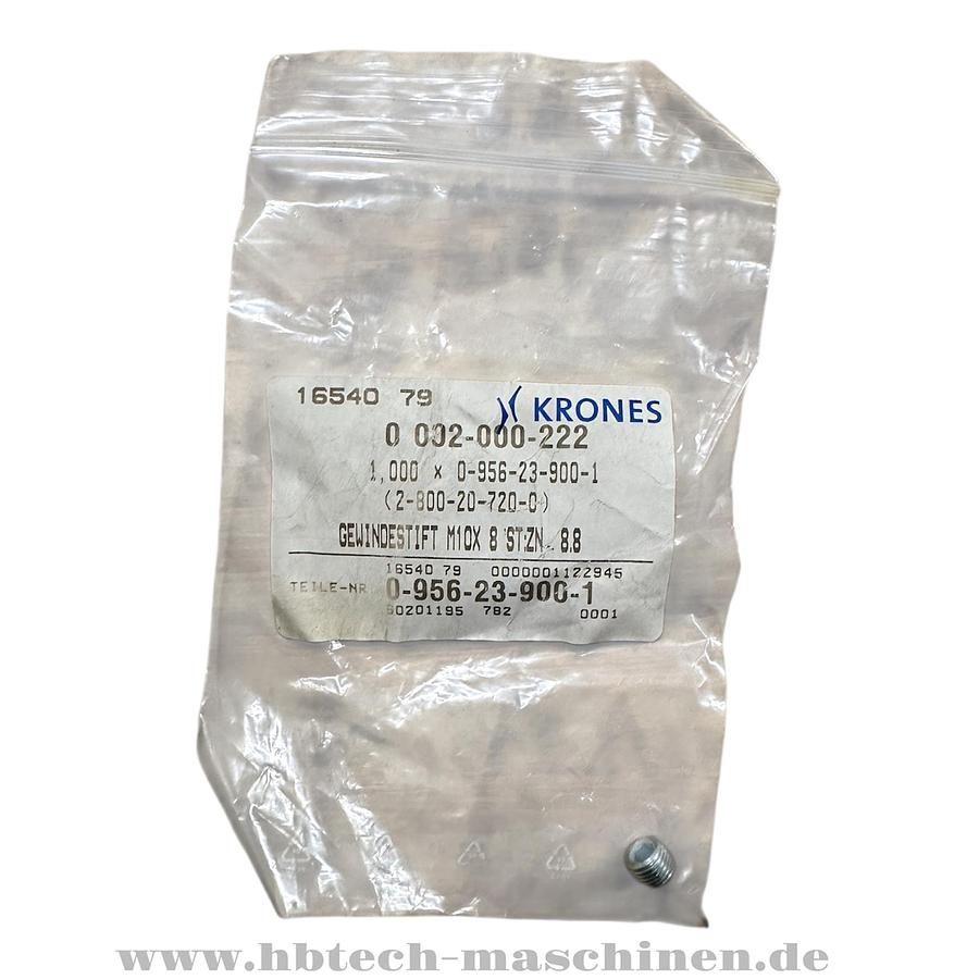 Set screw M10x8 DIN913-ZnNi/T2/720h