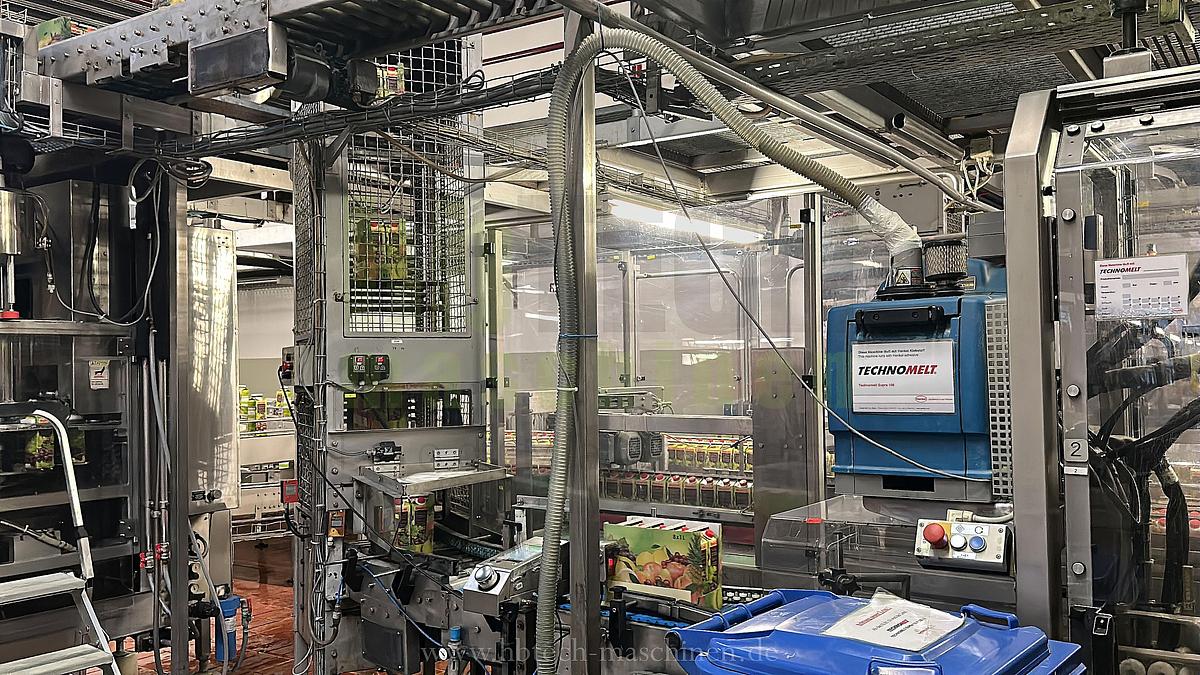 Used Elopak Trocken-Aseptik-Abfüllanlage für Giebelverpackungen mit einem Volumen von 1.000 ml/750ml/500ml