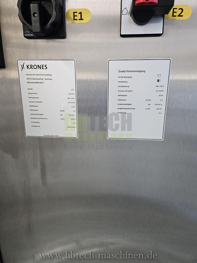 Used Komplette Krones Dosenabfüllanlage / 60.000 Fl/h