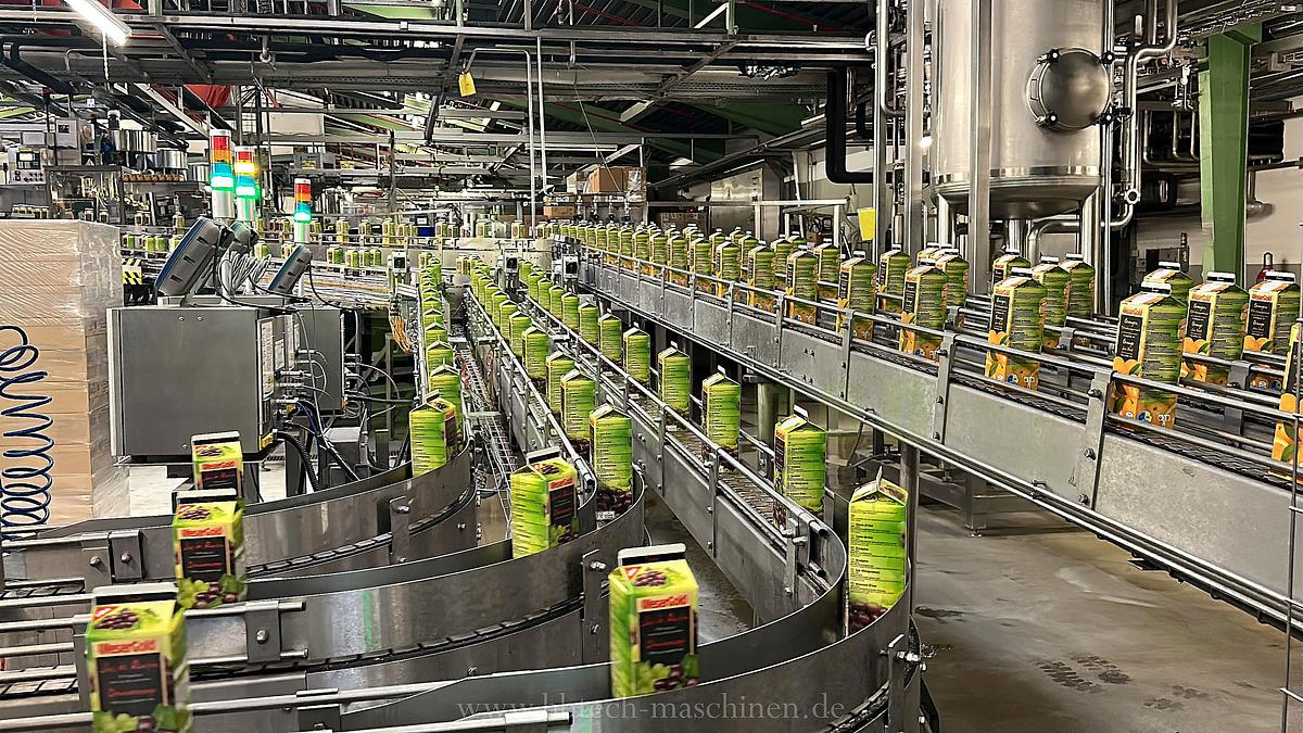 Used Elopak Trocken-Aseptik-Abfüllanlage für Giebelverpackungen mit einem Volumen von 1.000 ml/750ml/500ml