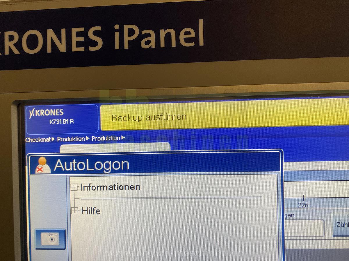 Used Krones Checkmat 731