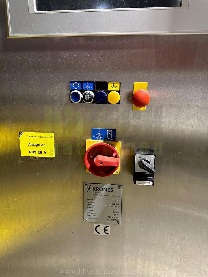 Used Aseptischer Krones Triblock (Rinser, Füller und Verschließer) / 20.000 bph / 1,5l