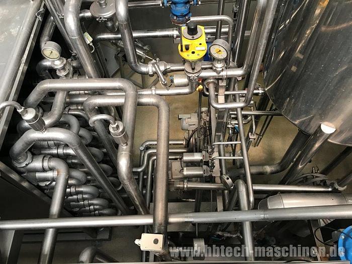Gebraucht Röhrenpasteur für Saft - 10.000 Liter