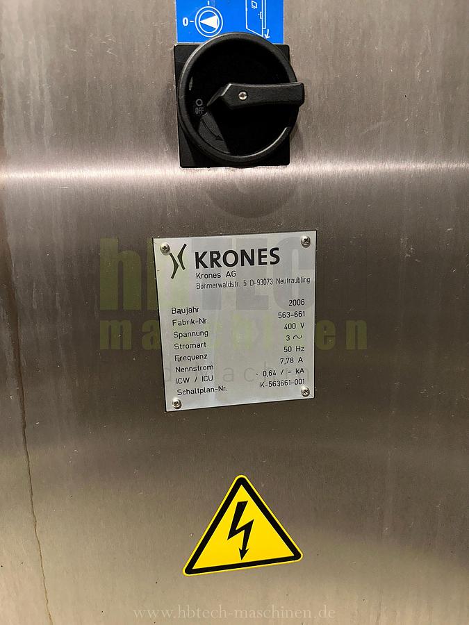 Used Aseptischer Krones Triblock (Rinser, Füller und Verschließer) / 20.000 bph / 1,5l