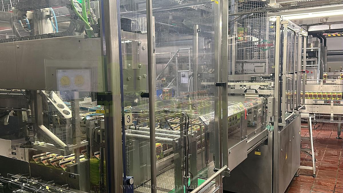 Used Elopak Trocken-Aseptik-Abfüllanlage für Giebelverpackungen mit einem Volumen von 1.000 ml/750ml/500ml