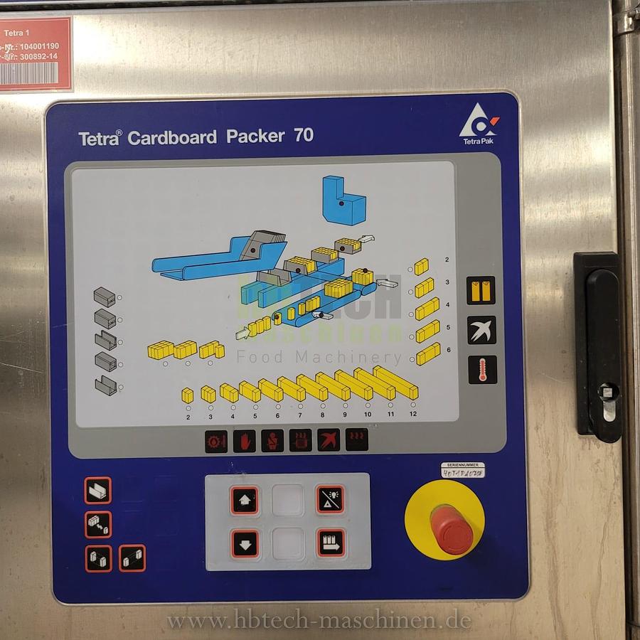 Used Tetra Pak Cardboard Packer 70