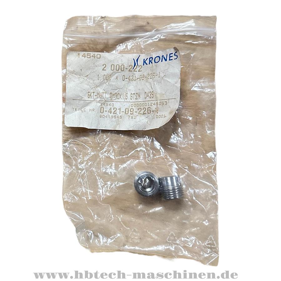 Hexagon nut M30x1.5 St-Zn DIN439
