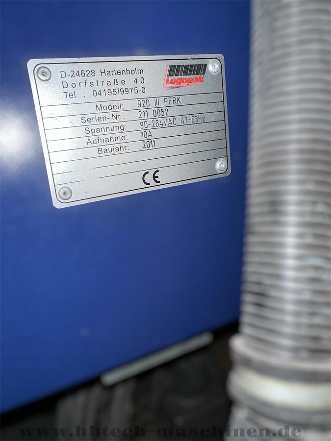 Used Logopak 920 III PFRK Labeling System