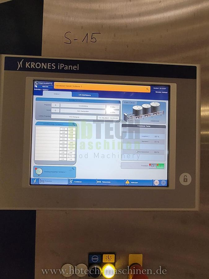 Used Complete Krones Aseptic PET Line for still products – 30.000 bph / 0,5l