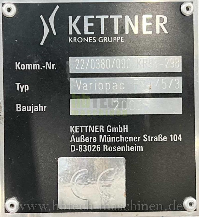 Used Krones Variopac FS45 - 3-Bahnig
