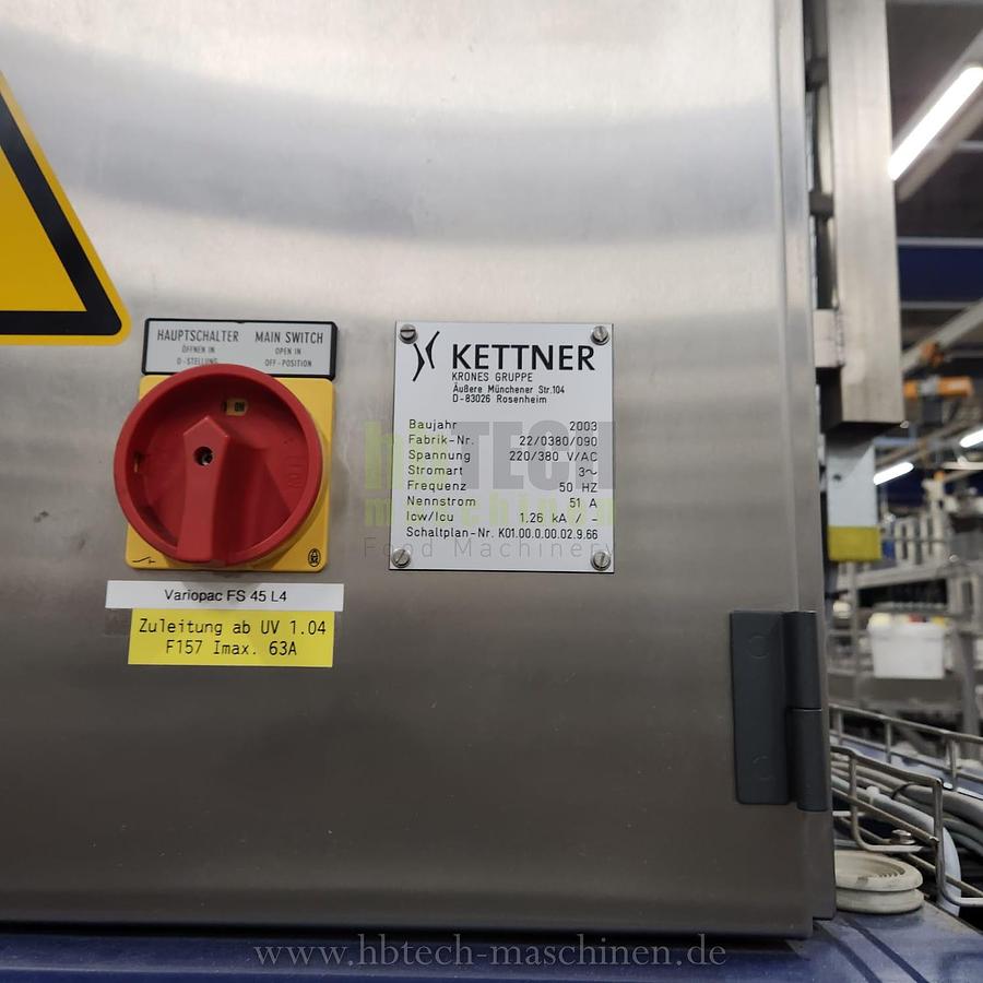 Used Krones Variopac FS45 - 3-Bahnig