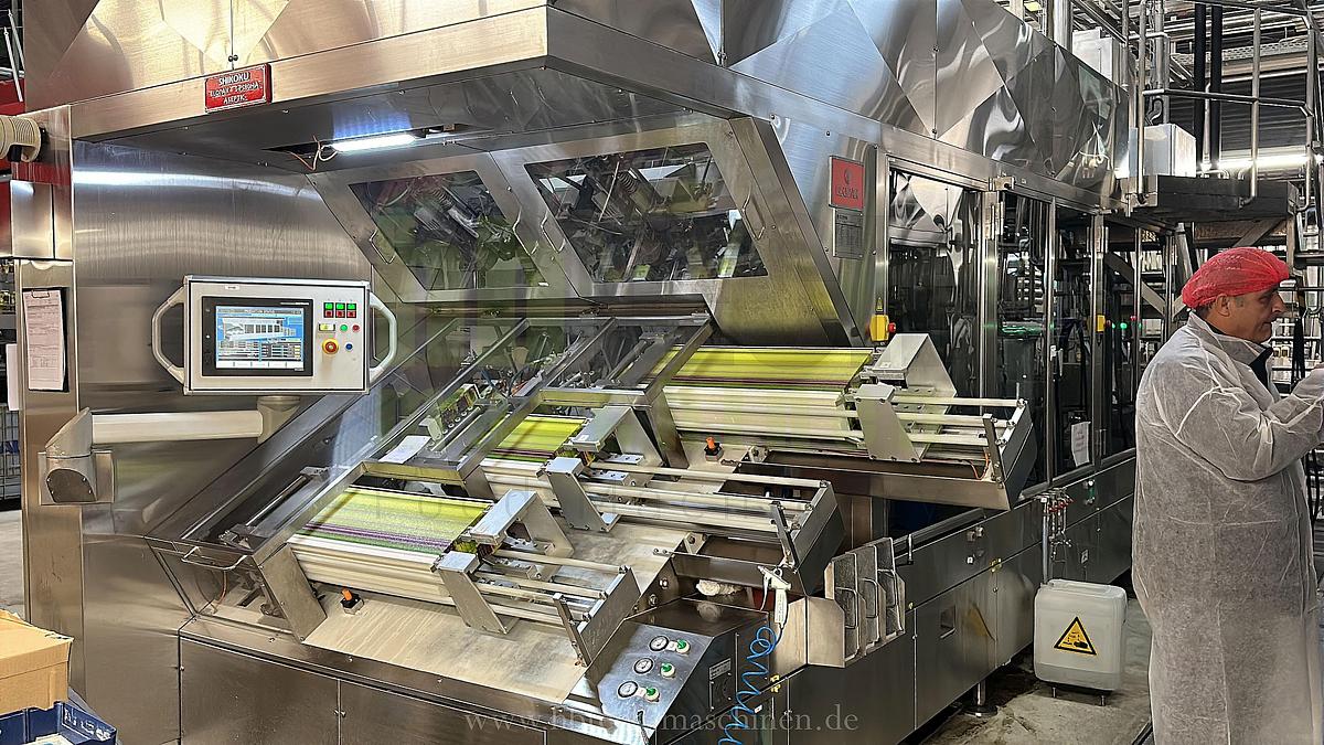 Used Elopak Trocken-Aseptik-Abfüllanlage für Giebelverpackungen mit einem Volumen von 1.000 ml/750ml/500ml